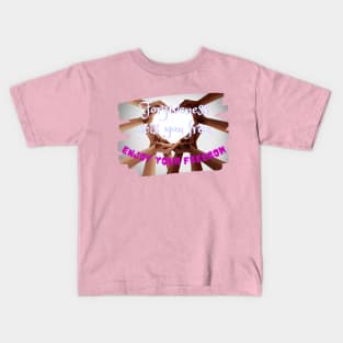 Forgiveness sets you free, enjoy your freedom, Forgiveness freedom Kids T-Shirt